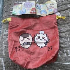 ちいかわ 人生・の・しみつ 巾着ポーチのサムネイル