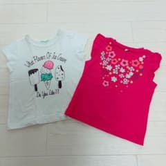（90）3can4on &西松屋　Tシャツ２枚セットのサムネイル