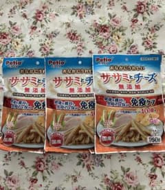 ササミとチーズ　3個　犬のおやつ　ペティオのサムネイル