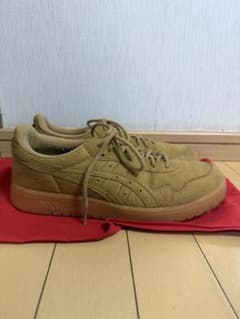 ASICS スエード ベージュ スニーカーのサムネイル