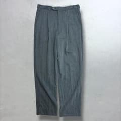 80s Giorgio Armani 2タックスラックス ナイロン ヘリンボーン - メルカリ
