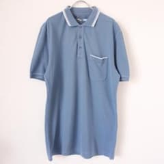 Loro Piana 半袖ポロシャツ Lサイズ ブルー イタリア製 コットン