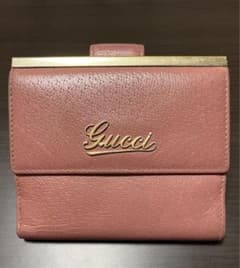 GUCCI☆折り財布    ピンクのサムネイル