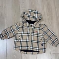 POLO Baby チェック柄 フード付きジャケットのサムネイル