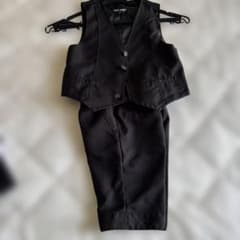 黒のフォーマルベストとスラックスセット 95cmのサムネイル