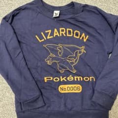ポケモン リザードン トレーナー 130 ネイビー