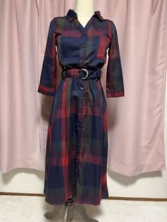 REDYAZEL チェック柄 シャツワンピースのサムネイル