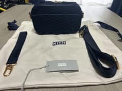 KITH モノグラム ショルダーバッグ ネイビー - メルカリ