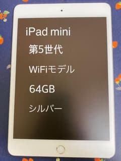 iPad mini 5 Wi-Fi 64GB シルバーのサムネイル
