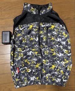 美品❗️空調服 空調作業服 Lサイズ ファンバッテリー付き 大容量バッテリーのサムネイル