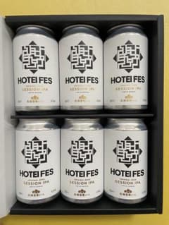 布袋寅泰 HOTEI FES. SESSION IPA 空き缶6本セット専用箱付のサムネイル