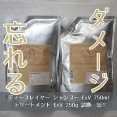 新品 ディープレイヤー シャンプー&トリートメント ExV 750ml/g 詰替のサムネイル