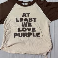 ラグランTシャツ AT LEAST WE LOVE PURPLEのサムネイル
