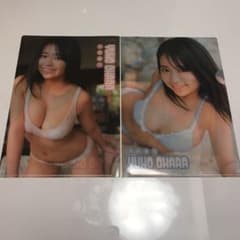 2019年　ヤングアニマル　14号　付録　大原優乃　クリアファイル　2枚セットのサムネイル