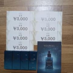 北の達人コーポレーション 金券 3000円×7枚＋YOIPEEL 美容液4個のサムネイル