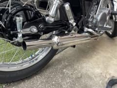 sr400 ペイトンプレイス キャプトンマフラー - メルカリ