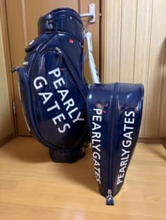 PEARLY GATES ゴルフバッグ・キャディバッグ ネイビー - メルカリ