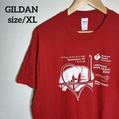 US古着】GILDAN ビッグプリント クルーネックTシャツ - メルカリ