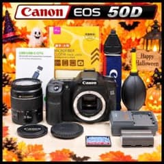 Canon EOS 50D 初心者セット スマホ転送OK 本格一眼レフ - メルカリ