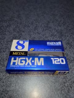 maxell HGX-M 120 メタルテープ　8ミリビデオ用のサムネイル