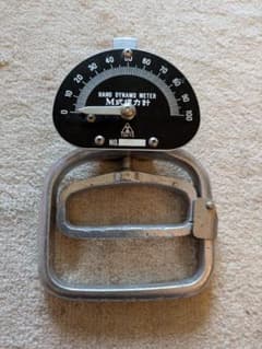 レトロ M式握力計 HAND DYNAMO METER 測定器のサムネイル