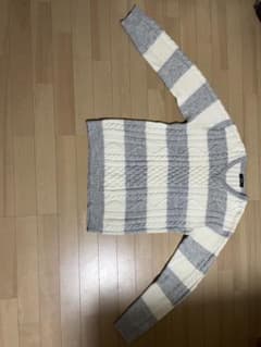 AZUL BY MOUSSY Vネックニット ボーダーのサムネイル