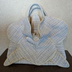 VORAVAJ BANGKOK フェアトレードバッグ アイスブルー ft-4 - メルカリ