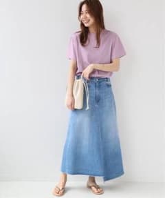 値下げ★ジャーナルスタンダードレリューム☆リメイク風デニムスカートのサムネイル