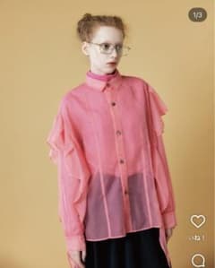HeRIN.CYE Many frill big sheer shirtのサムネイル