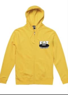 【新品・未使用】FAT WRECK CHORDS イエローパーカー　Ｌのサムネイル