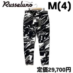 新品 ラッセルノ ゴルフ コンバット ポケット ロングパンツ ブラック