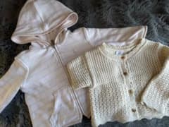 babygap Bolero Ralph Lauren Reversible Hoodie, Sizes 3-6M, Set of 2