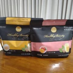 カーブス Healthy Beauty ヘルシービューティ きな粉ラテ味 2袋 カーブスヘルシービューティー2袋】 ピーチ&マンゴー味、きなこラテ味