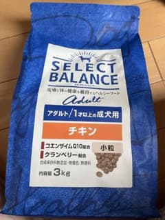 セレクトバランス　アダルト　チキン　3kg  小粒のサムネイル
