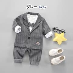 【期間限定】グレー　結婚式　男の子　衣装セットのサムネイル