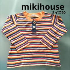 Thumbnail of mikihouse ストライプ 長袖Tシャツ サイズ90