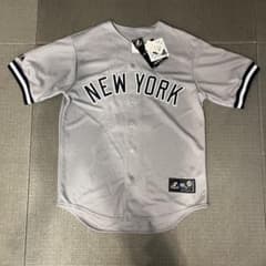 Majestic NYヤンキース レプリカユニフォーム M Jeter 刺繍ロゴ - メルカリ