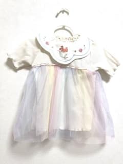 【新品】cottoliアリエル刺繍チュールスカート付きトップス 90cmのサムネイル