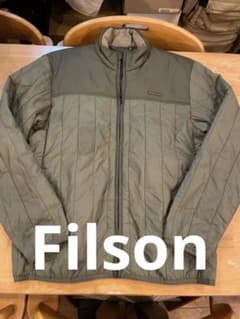 Filson キルティングジャケット M オリーブグリーン