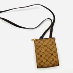 MORABITOモラビト総柄PVCミニショルダーバッグポシェット斜め掛け美品