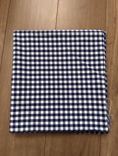 C&S コットンパピエ　ギンガムチェック　ネイビーcheck&stripe　2mのサムネイル