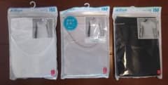 UNIQLO(ユニクロ)AIRism「150」3枚セット　「未使用」のサムネイル