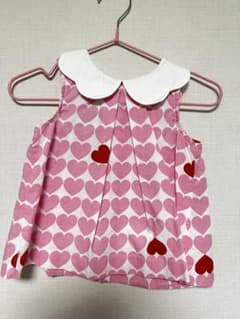Jacadi Paris ハート柄ブラウス 24M 88cmのサムネイル