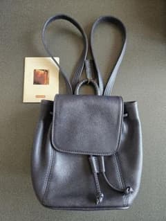 COACH コーチ 4925 オールドコーチ レザー リュック ネイビー 巾着 