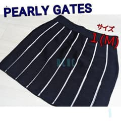 新品 【サイズ1(M)】【ダークネイビー】パーリーゲイツ スカート