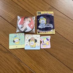 BTSジミン缶バッチ＋シール±ステッカー
