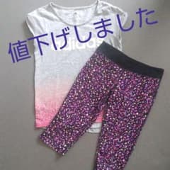 adidas Tシャツ １５０cm  ナイキ スパッツ S(１４０cm)のサムネイル