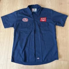 Dickies ワークシャツ ネイビー XL ワッペンのサムネイル
