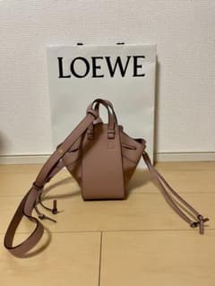 ☆美品☆ LOEWE ロエベ ハンモック ドローストリングバッグミニのサムネイル