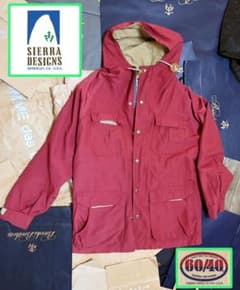 シェラデザイン 60/40 マウンテンパーカー アメリカ製 赤　実用品